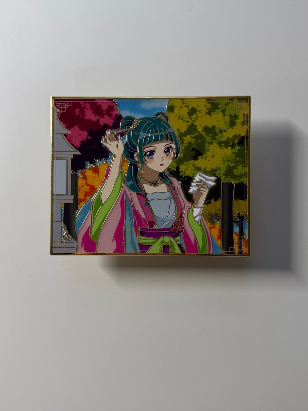 Anime The Apothecary Diaries Garden Party Maomao Enamel Pin Riotrosepins